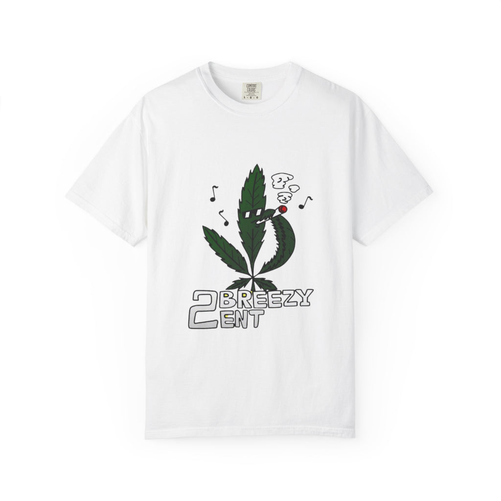 2BreezyENT Cannabis Leaf Graphic T-Shirt