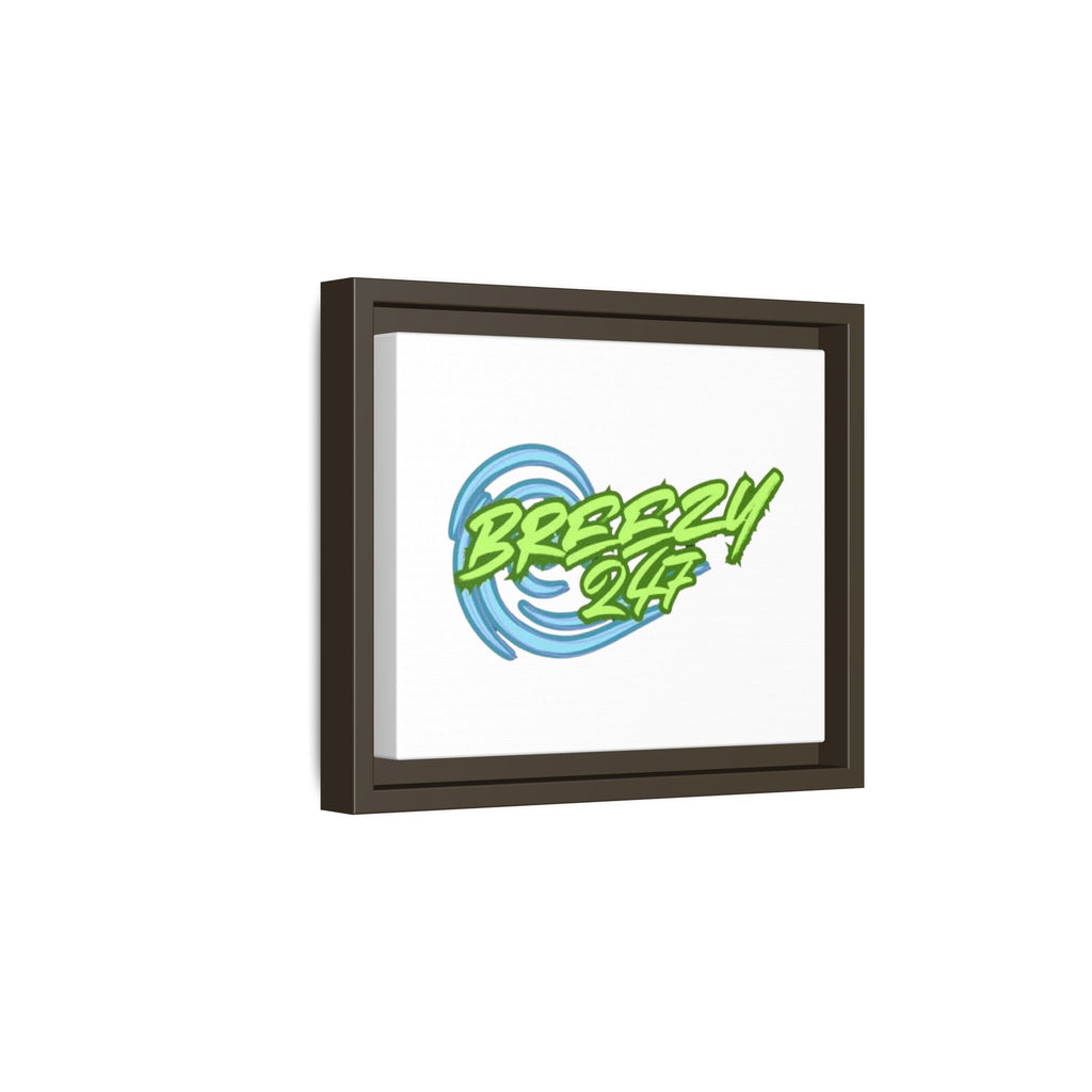 Breezy247 Matte Framed Canvas Print — Beach Wave Wall Art
