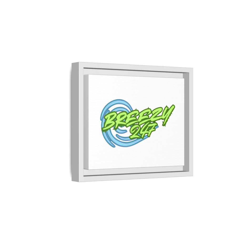 Breezy247 Matte Framed Canvas Print — Beach Wave Wall Art