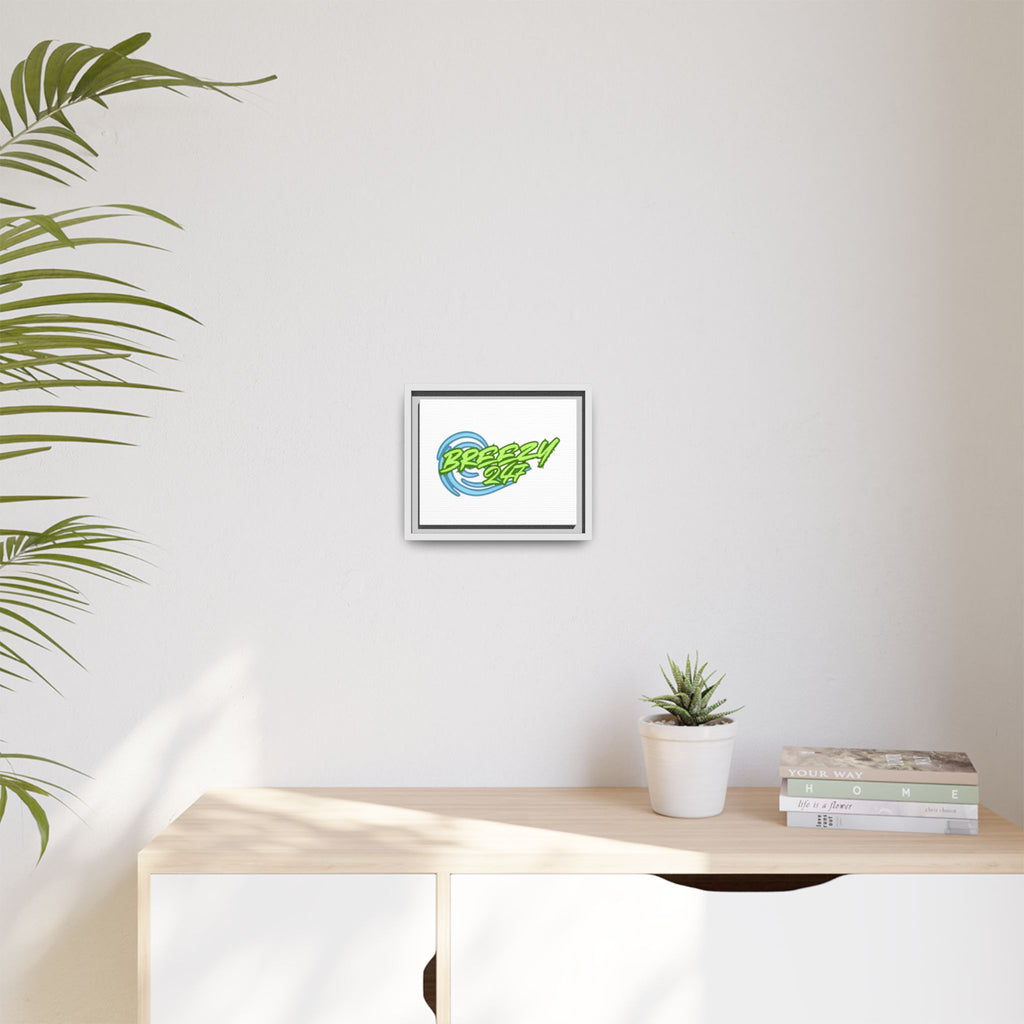 Breezy247 Matte Framed Canvas Print — Beach Wave Wall Art