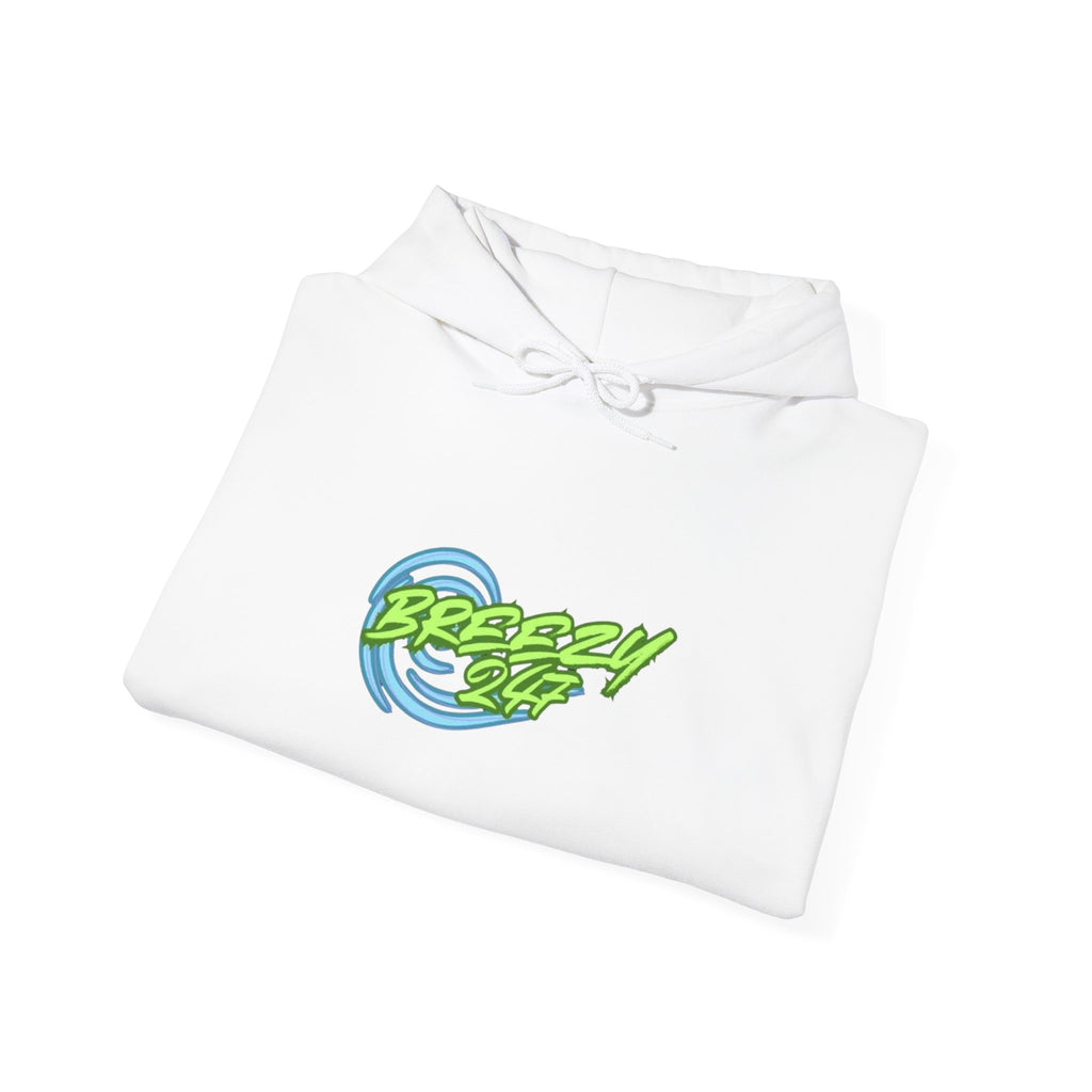 Breezy247 Wave Hoodie — Retro Surf Graphic Pullover