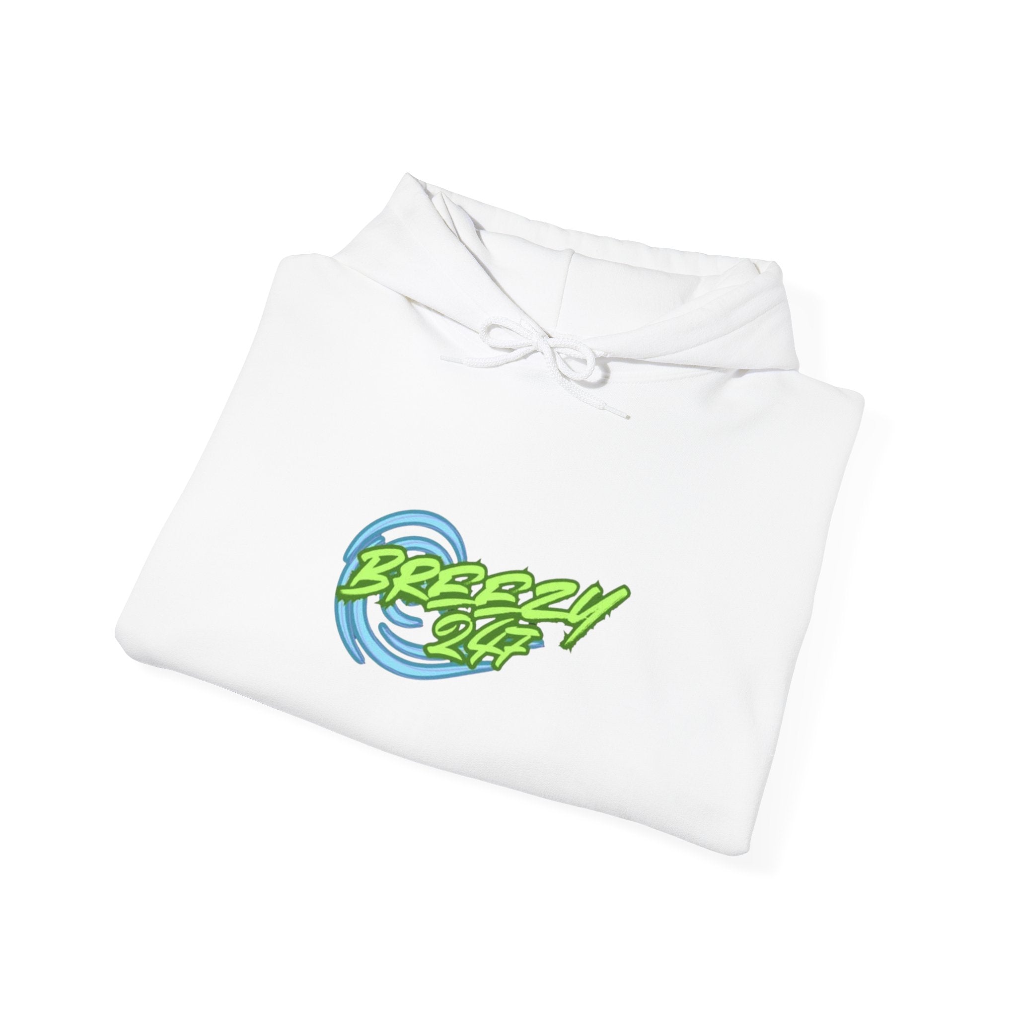 Breezy247 Wave Hoodie — Retro Surf Graphic Pullover