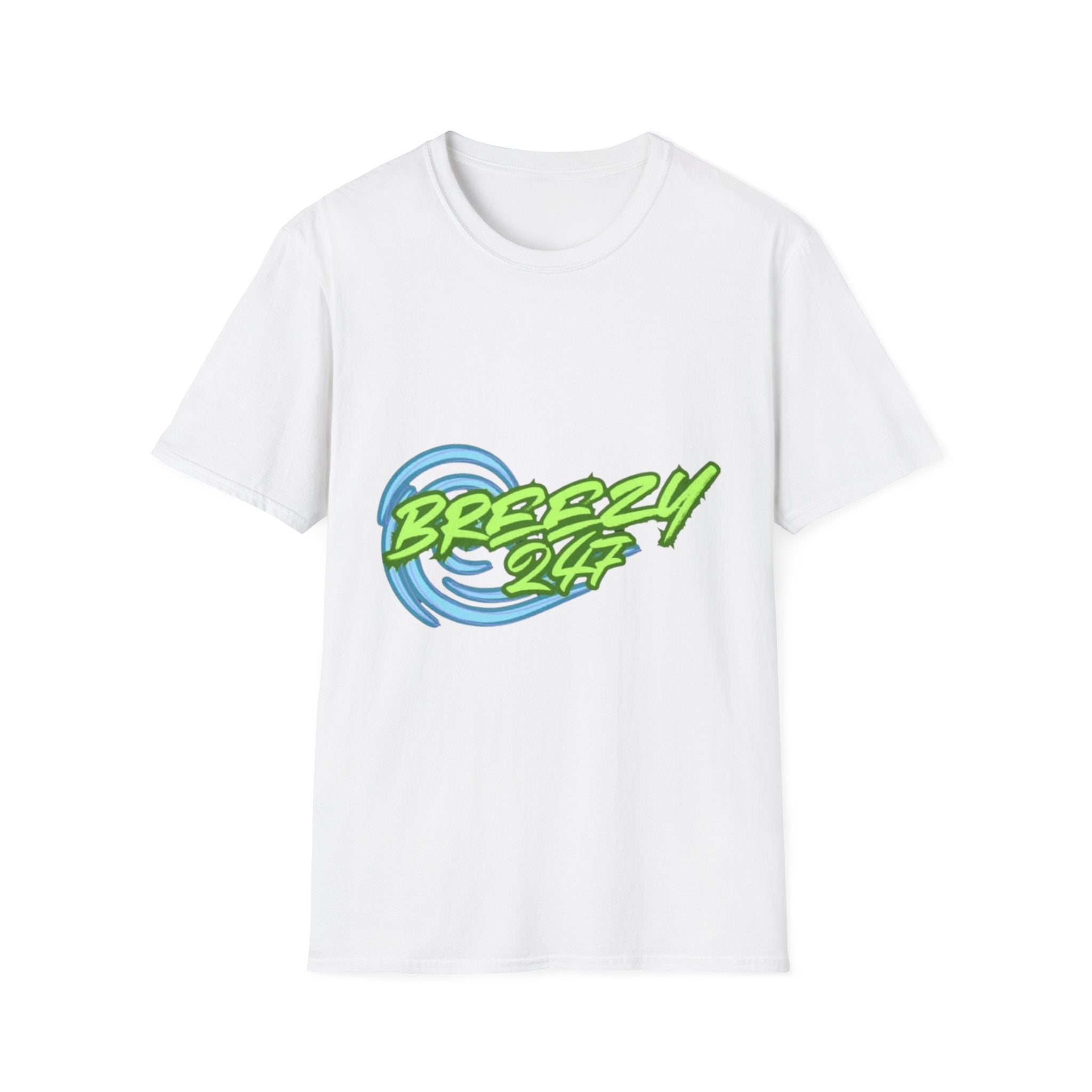 Breezy247 T-Shirt — Retro Surf Wave Graphic Tee