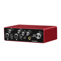YAMNWEO MD22 Portable 2-Channel USB Audio Interface, 24Bit/192kHz Sound Card with Independent Gain Control, Low Cut & Loopback Function, Beginner Friendly for Home Studio, Podcasting, Gaming, Streaming & Music Production