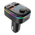Bluetooth 5.0 Car FM Wireless Audio Transmitter Receiver MP3 Player Support TF Card U Disk Car Handsfree Stereo Radio Car Kits