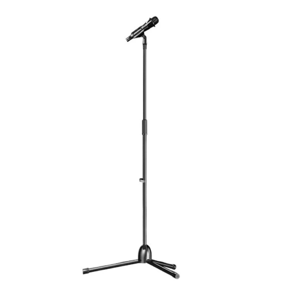Performance Microphone, Floor-Standing Microphone, Stage Stand, Guitar Singing and Playing Microphone Stand, Suitable for Different Heights and Usage Needs, Tripod Base: Stable and Non-Wobbling, More Secure for Performances,