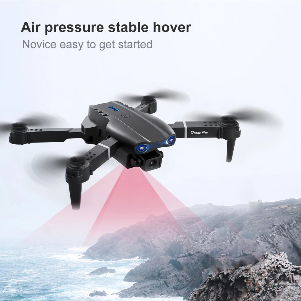 ZNLYRION Dual Camera FPV Drone Optical Flow Hover Foldable RC Quadcopter APP Path Flight Beginner Drone Toy
